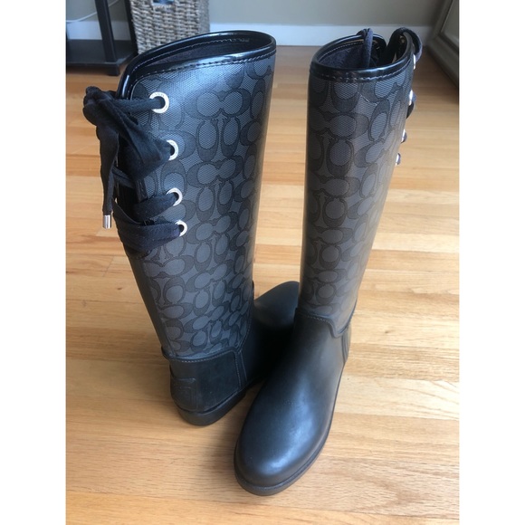 Coach Shoes - Coach Signature Rainboots